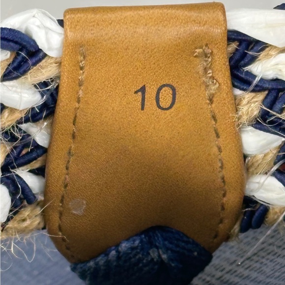 Yellow Box Fida Flip Flops Navy Wide Strap Sandals Boho Sz 10 - Picture 7 of 9